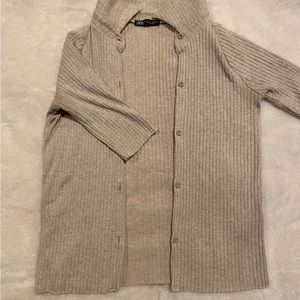 Zara quarter sleeve knit sweater